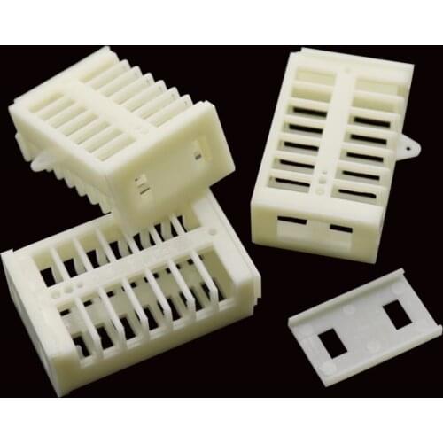 20 Pcs Beehive King Cage Prisoners Italian bees Bee hives Wang plastic cage prisoners Beekeeping tools wholesale
