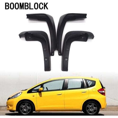 4pcs Car Front Rear Mud Flaps Mud Flap Mudguards Fender For Honda Fit Jazz 2011 2012 2013 Hatchback Auto Accessories