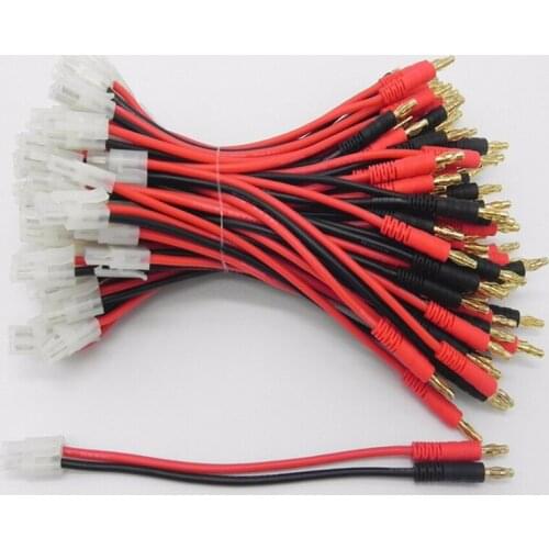 80pcs/lot High temperature 14 AWG silicone wire 150mm lenght for DIY tamiya plug to 4.0 banana plug DZ0116