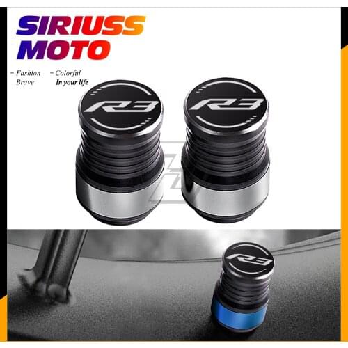 Motorcycle Accessories Valve Stem Cap Set Case for Yamaha R3 YZF-R3 All Year