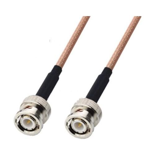 BNC Male to BNC Male Connector Pigtail Jumper RG316 Cable 50 ohm