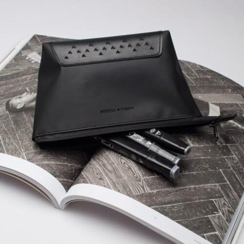 Large capacity Pen bag high school boys and girls simple creative high-end portable stationery organizer