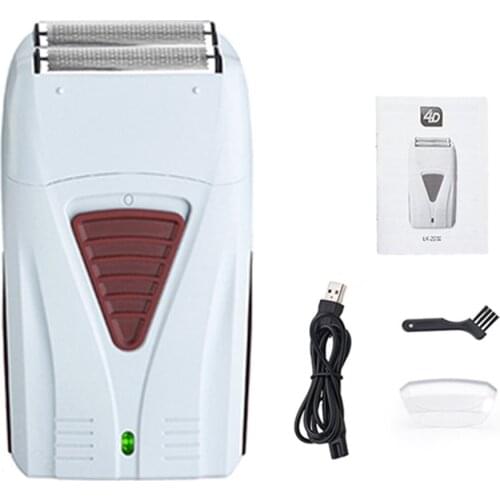 Shaving Head Gradient Push White Razor Bid Farewell Shaving Reciprocating Portable Electric Mens Razor Double Net