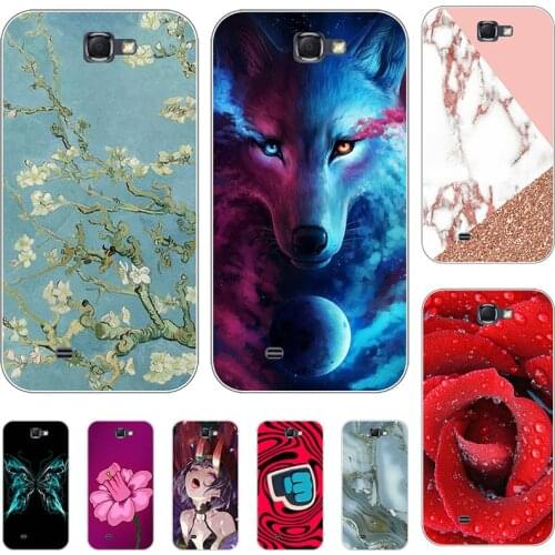 Phone Cases For Samsung Galaxy Note 2 Note II N7100 5.5 inch Soft silicone Mobile Bags Cute Cartoon Printed Cover Free Shipping