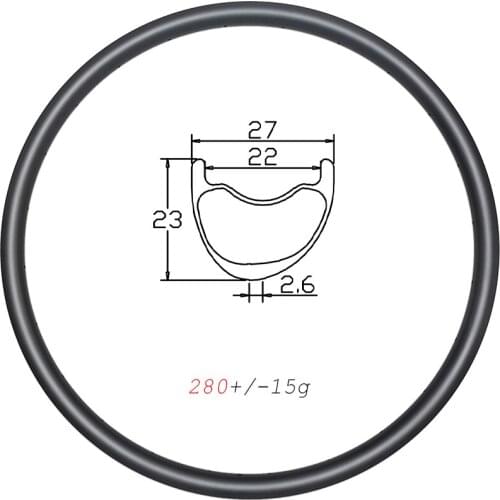 29inch 280g MTB XC carbon rims 27mm wide clincher tubeless disc 29er mountain wheels 23mm deep 24H 28H 32H 36H UD matte glossy