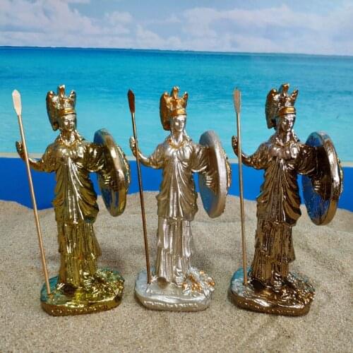 Zeus daughter Athena Ancient Greek goddess of wisdom war goddess textile goddess character class sand toys