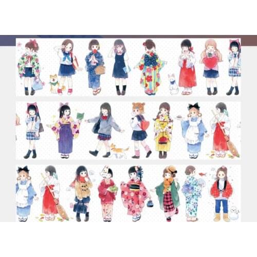 These Girls Washi Masking Tapes Bullet Journal DIY Scrapbooking Decorative Stickers
