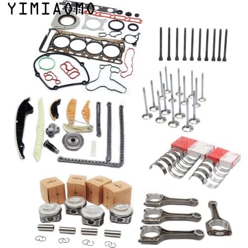 EA888 2.0T Engine Overhaul Rebuilding Set 21MM Pistons For Audi A4 A5 A6 Quattro Q3 Q5 TT VW Golf GTI Tiguan Passat Skoda Seat