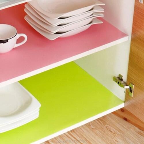 Reusable Moisture-Proof Waterproof Dust Anti-Slip Fridge Kitchen Table Paper Shelf Cover Liner Drawer Cabinet M24 21 Dropship