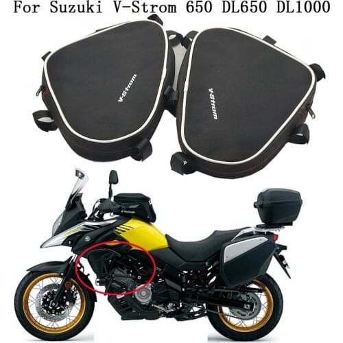 Motorcycle Frame Crash Bars Waterproof Bag Repair Tool Placement Bag For Suzuki V-Strom DL650 DL1000 For Givi For Kappa