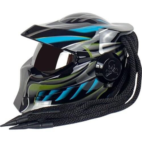 Mens and Womens Motorcycle Helmet Electric RidingFull Cover Full Face Helmet Motocross Helmet