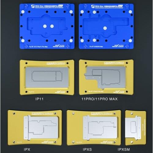 MECHANIC BGA Reballing Stencil Kit IBGA Max For IPhone X Xs Max 11 11Pro 11Pro Max Automatic Positioning Tin Planting Platform