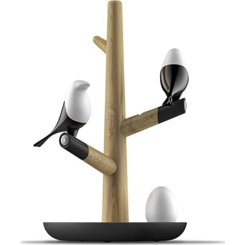 Magpie Bird USB Charger Night Light Intelligent Induction LED Desk Lamp Small Eggs LED Light Home Decoration Night Light