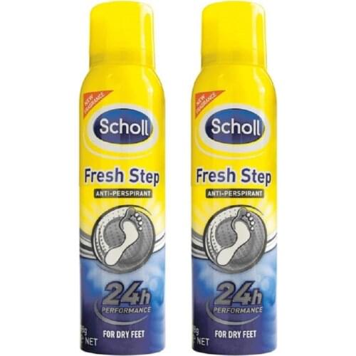 Scholl Highly Effective Anti-Odor Anti-Odor Bacteria and Fungal Prevention Spray for Your Feet