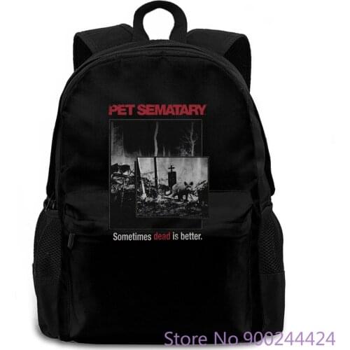 PET SEMATARY Sometimes Vintage Stephen King Horror Movie Adult Personality women men backpack laptop travel school adult