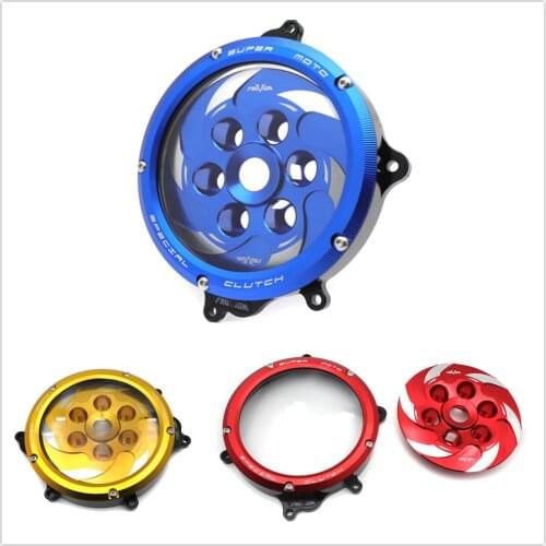 Blue Engine Clear Clutch Cover For Suzuki DRZ400S 2000-2021 Aftermarket Free Shipping Motorcycle Parts