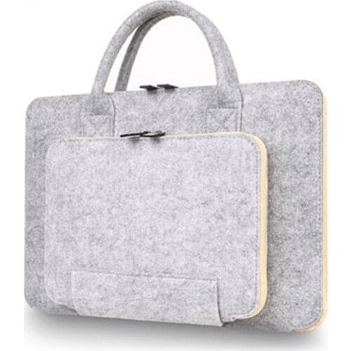 13 inch Fashion Portable Felt Bag Laptop Bag Computer Bag For MacBook Pro Handbag computer bag