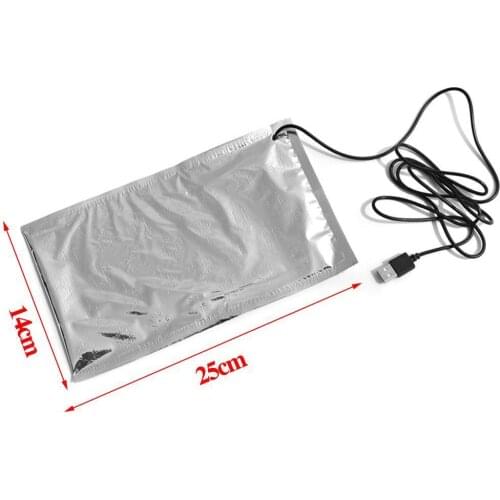 USB Thermostat Heat Preservation Plate For Lunch Bag Lunch Bottle Plate Warmer Box Heater Pad DIY Thermal Milk Food G9G1