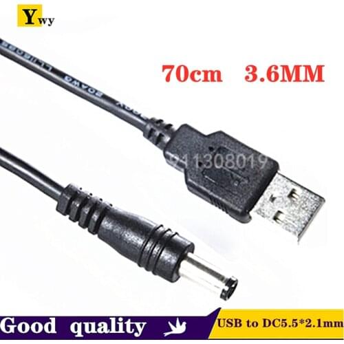 USB To DC5.5*2.1mm Adapter Cable 5V Power Cord DC5.5 Power Cord Router USB Charging Cable