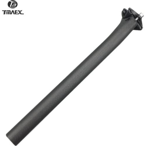 Bicycle Full Carbon Fiber Seat Tube Bike Seat Post Cycling Carbon SeatPost 25 Degree 27.2/30.8/31.6*350/400mm Bicycle Parts