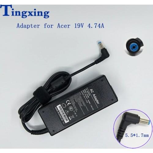 19V 4.74A laptop ac power charger adapter PA-1900-04AC for Acer Aspire 7750 7750G 7750Z 7750ZG 7751 7752 7920 7240 7740Z