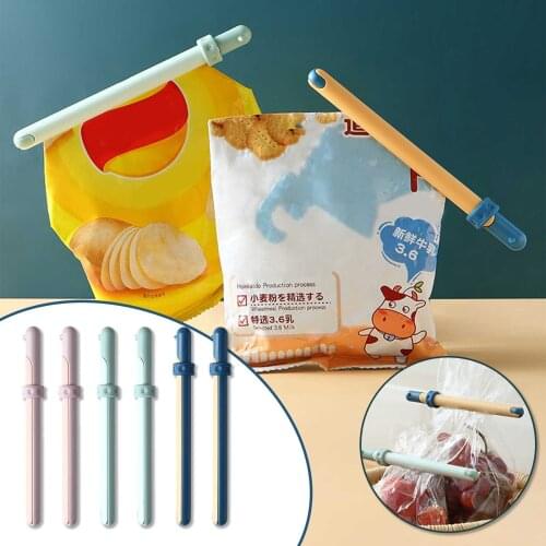 2Pcs Portable New Kitchen Storage Food Snack Seal Sealing Bag Clips For Crisps Sweets Plastic Clamp Tool Kitchen Accessories