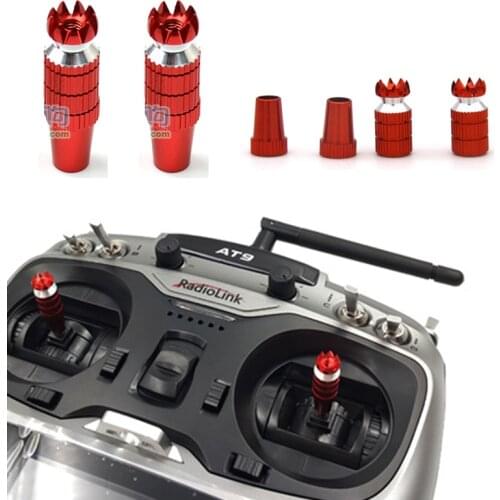 2PCS M3 Aluminum Transmitter Stick Rocker for JR Pro Radiolink Flysky Frsky Transmitter Remote Controller Spare Parts