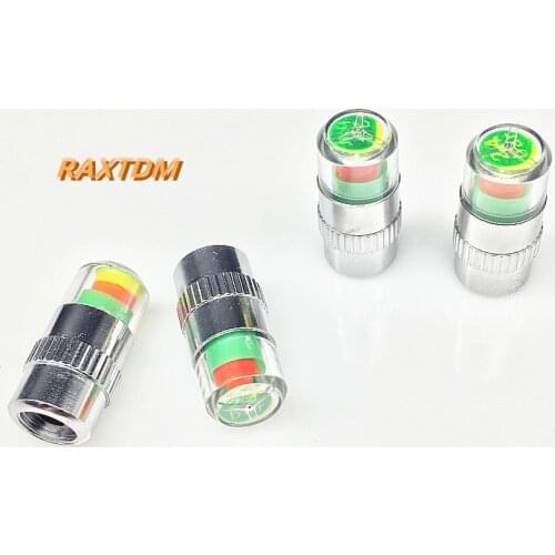 4pcs Car Auto Tire Air Pressure Valve Stem Caps Sensor Indicator Alert For Subaru Forester Outback Legacy Impreza XV BRZ Smart