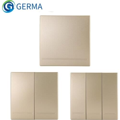 GERMA 433 Mhz Wireless RF Wall Panel Transmitter + RF AC 110V 220V 1 CH Remote Control Switch Receiver For Hall Bedroom Lights