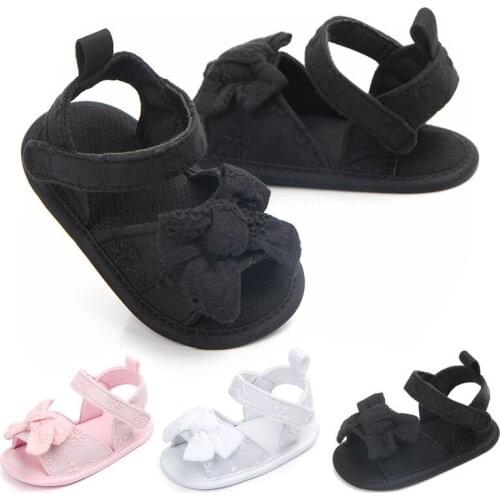 Lovely Bowknot Baby Shoes First Walkers Summer Infants Girls Princess Shoes
