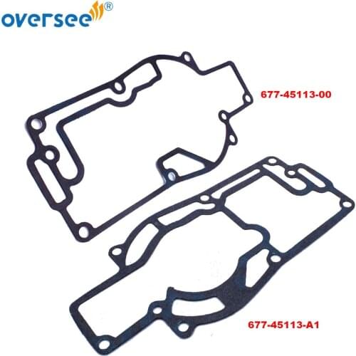 OVERSEE Power Head Base Gasket Set 677-45113-00 677-45113-A1 6B 8B For Yamaha 6HP 8HP E8D Outboard Engine Parts