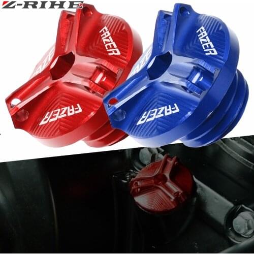 For Yamaha FZ1/Fazer 2006 2007 2008 2009 2010 2011 2012-2015 Motorcycle Engine Oil Filter Cup Plug Cover Screw motor accessories