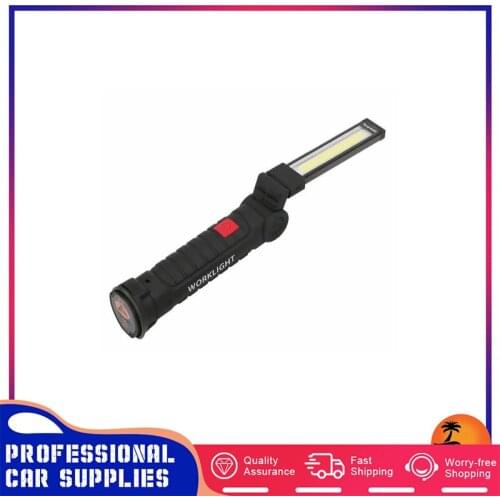USB COB LED Magnetic Worklight Garage Mechanic Home Rechargeable Torch Inspection Lamp Caravan Camping Outdoor Lamp Accessories