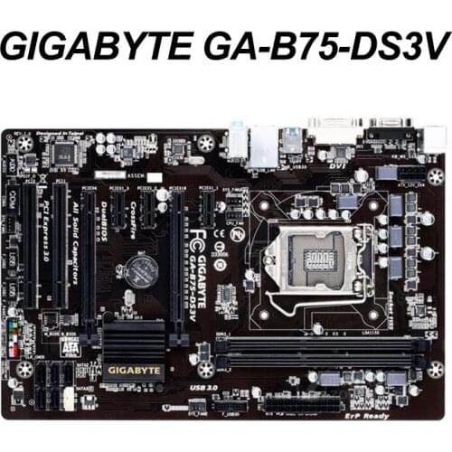 For GIGABYTE GA-B75-DS3V Motherboard Socket LGA 1155 DDR3 B75-DS3V 16GB USB2.0 USB3.0 Intel B75 Original Desktop Motherboard