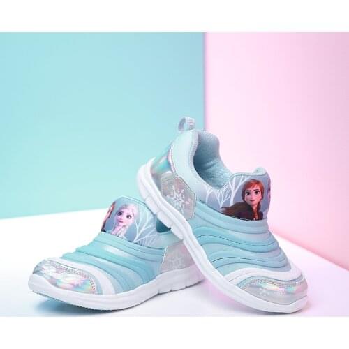 Disney Aisha fashion sneakers casual female caterpillars a pedal personalized shoes comfortable non-slip glossy uppers