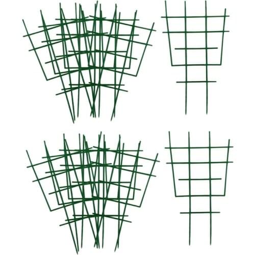 12Pack Garden Plant Climbing Trellis Mini Climbing Plant Stakes DIY Flower Pot Support for Pea Vegetable Clematis