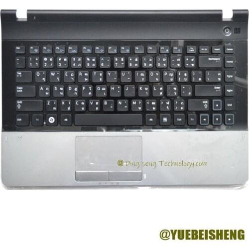 New For Samsung NP300E4C NP3430EA NP300E4A 305E4A 300E4X 300E43 3431EX Palmrest Thai keyboard upper cover Touchpad,Silver