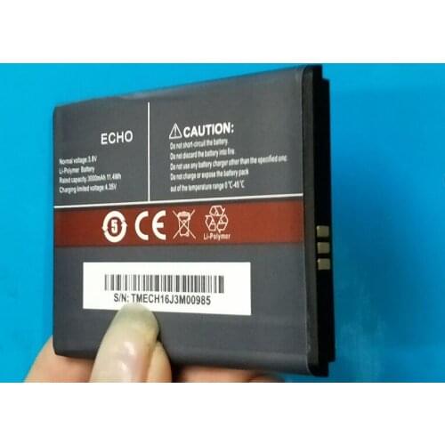 New CUBOT ECHO Battery 3000mAh Replacement backup battery For CUBOT ECHO Cell Phone with phone stander