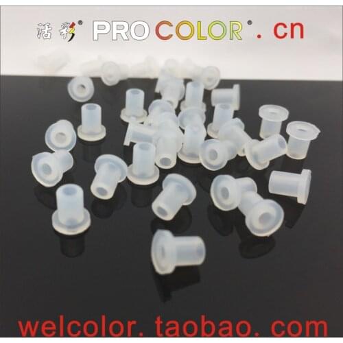 Wholesale hollow Raised Silicone rubber Sleeve Grommets Pipe Grommet Push In Grommets OD 4.0mm 5/32" 4 4.0 MM ID 2mm 5/64" 2 2.0