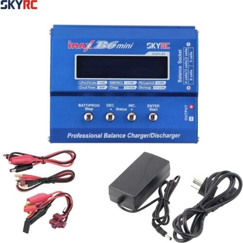 Original SKYRC IMAX B6 60W 6A RC LiPo Nimh Battery Balance Charger Discharger +15V 6A Power Adapter for RC Helicopter Toys