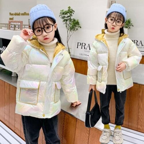 Boys girls baby winter childrens clothing kids down jacket cotton coat 2020 fashion colorful childrens thick warm kids clothes