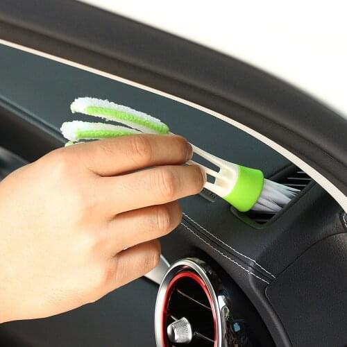 Cay Styling Car Cleaning Brush For Lada granta vesta Skoda rapid fabia Mazda 3 Ford Focus 2 Accessories