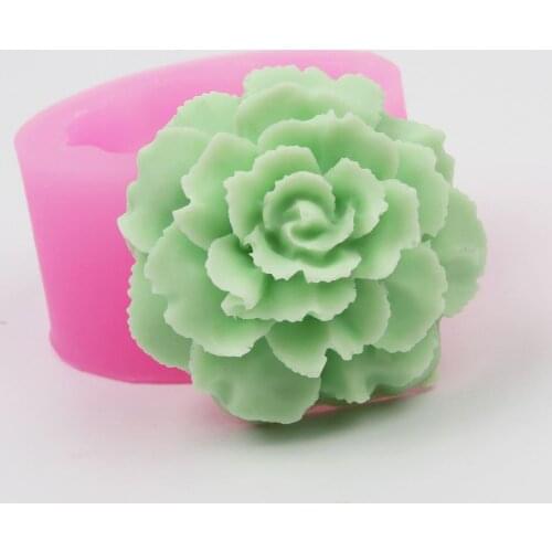 High quality Silicone mouldBegonia flowers shape Fondant cake mold Handmade soap mold resin clay craft DIY tools