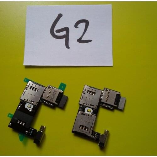 Wyieno 10Pcs/Lot Single/Dual XT1068 Memory SD Card Ribbon For Moto G2 XT1069 Sim Card Slot Connector Flex Cable + tracking