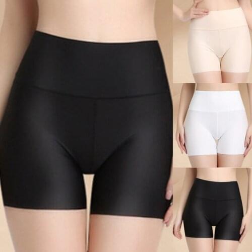 Ice Silk Seamless Anti Empty Bottoming Safety Pants Womens Safety High Quality Pants Plus Size Summer Thin Leggings New