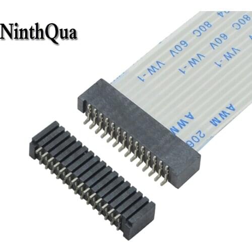 1PCS Connector + Flat flexible cable FFC FPC LCD 1.25mm pitch A B Forward 150mm AWM 20624 80C 60V VW-1 4/6/8/10/12/14/16/18∽30P