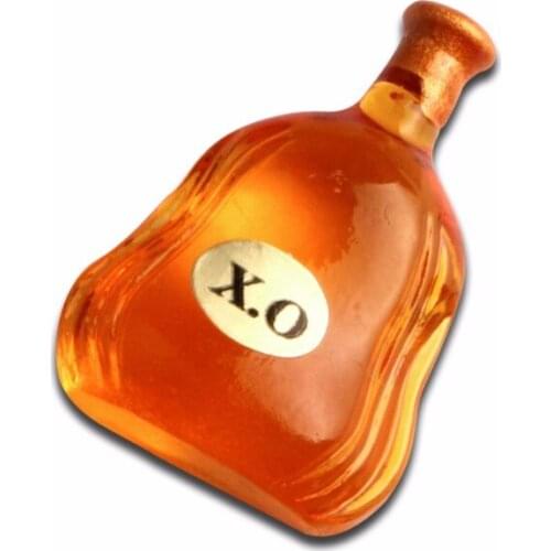 10Pcs Yellow Resin Wine Bottle Decoration Crafts Kawaii Cute Flatback Cabochon Embellishments For Scrapbooking DIY Accessories