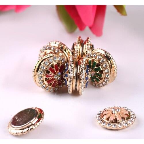 12pcs/lot hot sale muslim Multicolor Wheels magnet scarf buckle mixed color hijab magnetic brooches