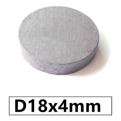 50pcs/lot Y30 Disk Ferrite Magnet 18*4 mm Permanent magnet 18mm x 4mm Black Round Speaker magnet 18x4 mm