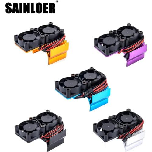 540 3650 3660 3670 Inner diameter 36mmMotor Heat Sink Cover w/ Cooling Fan RC Parts Brushless Aluminum Electric 1/10 For HSP